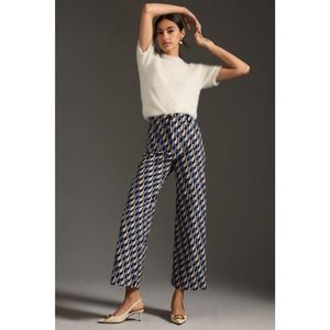 Anthropologie Maeve The Colette Rabbit Patterned Pants